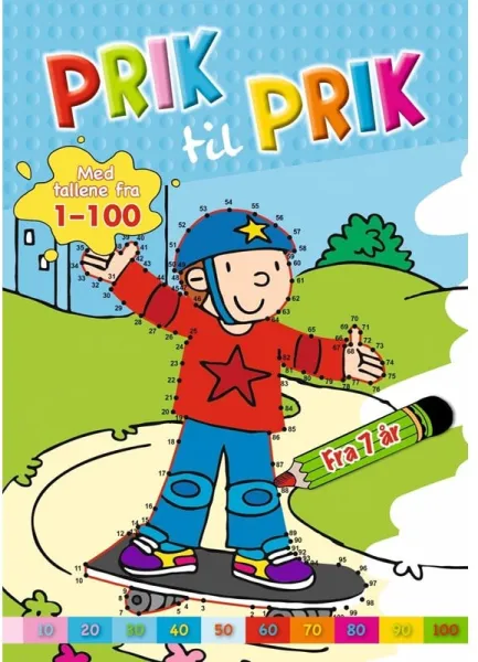 Anslut prickarna: 1-100 (skridskoåkare) - Hobby - häfte