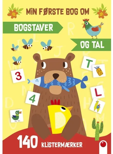 Min första bok om bokstäver och siffror (Arkoudos) - Hobby - häfte