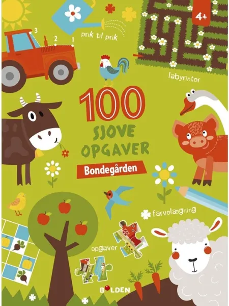 100 pedagogiska aktiviteter: Gården (från 4 år) - Hobby - paperback