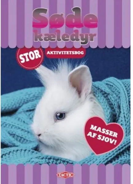 Tactic Söta husdjur stor aktivitetsbok (96 sidor)