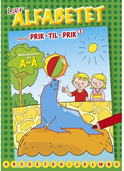 Lär alfabetet med prick till prick (Foka) - Hobby - häfte