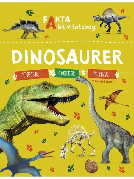 Faktabok för barn med klistermärken: Dinosaurier - Barnbok - Häfte