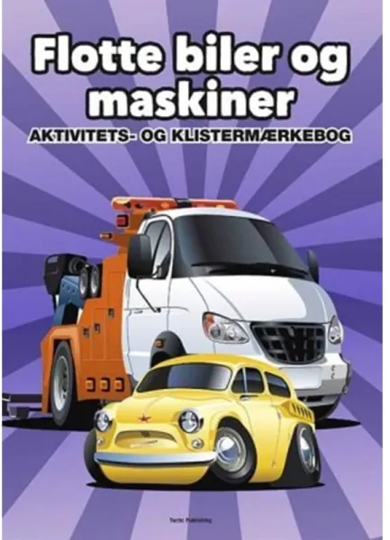 Tactic Games Snygga bilar och maskiner aktivitets- och klistermärkesbok